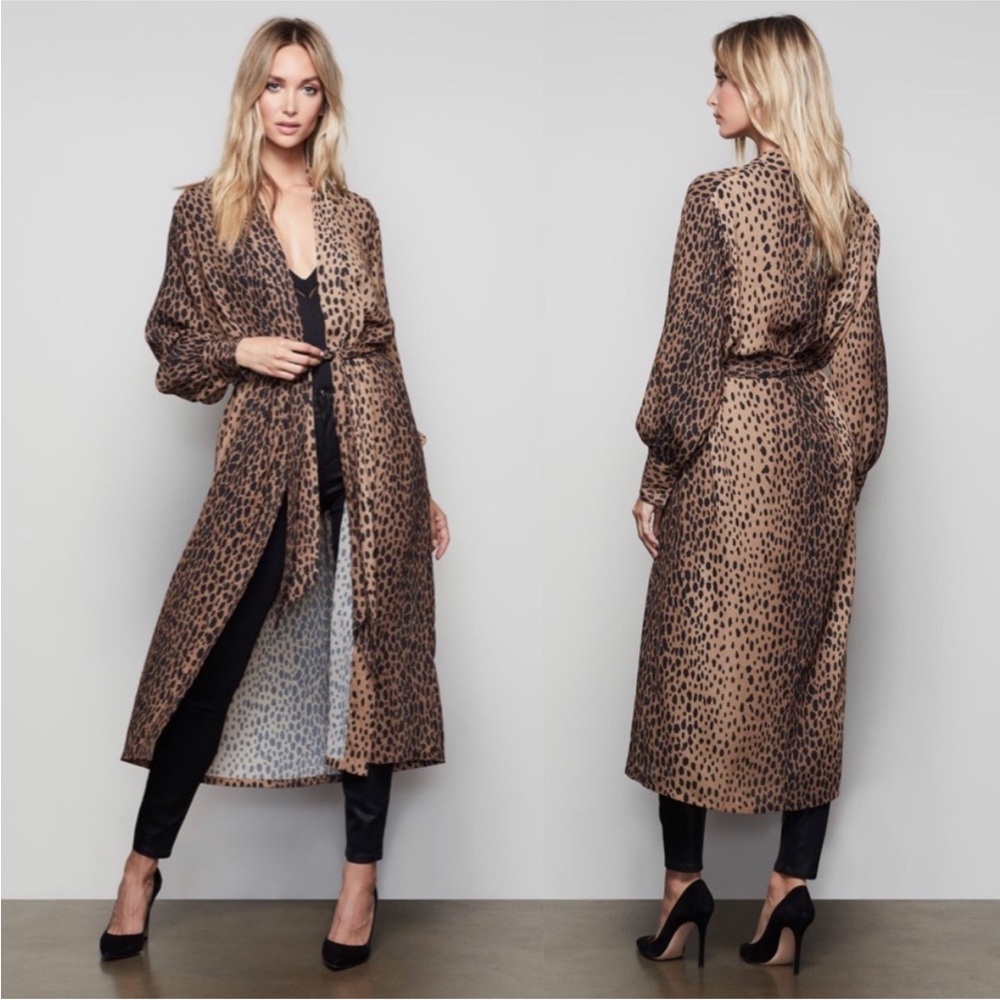 Good American Animal Print Duster
